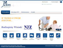 Tablet Screenshot of janmedic.pl